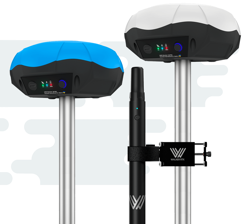 GNSS RTK Rovers, devices, equipment for topography and surveying